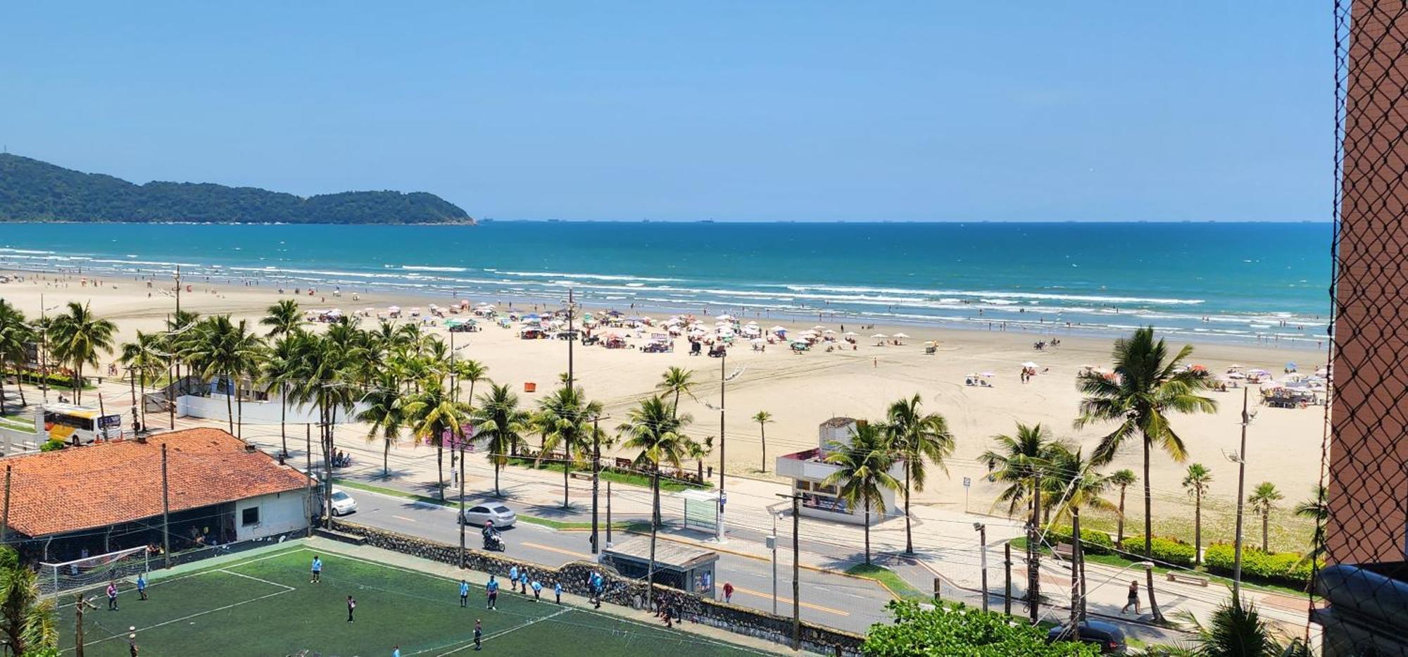 Apto Frente Mar Em Praia Grande 외부 사진